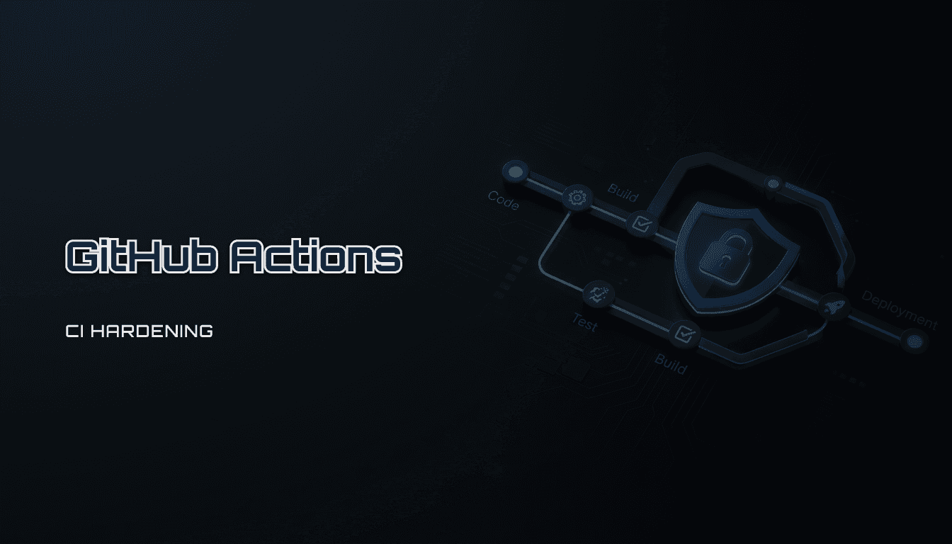 GitHub Actions security hardening checklist: permissions, SHA pinning, and PR event traps