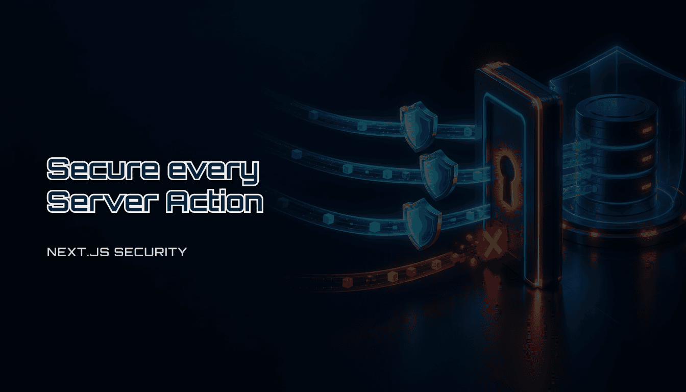 Next.js Server Actions security checklist: auth, validation, and CSRF (2026)