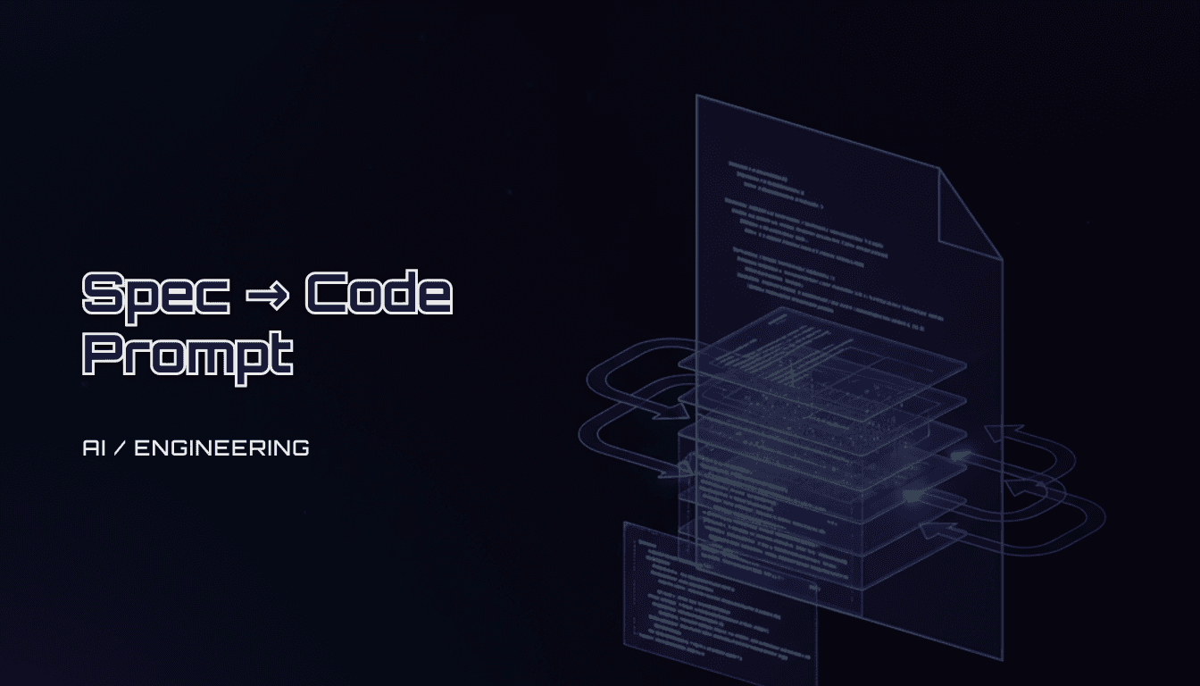 Spec-to-implementation prompt template (AI development): how to stop the model from guessing