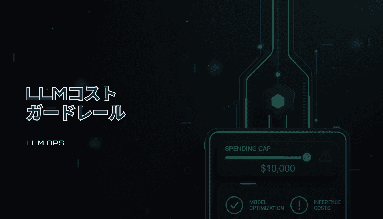 LLMコスト暴騰を防ぐガードレール｜予算・上限・アラート設計チェックリスト（2026）