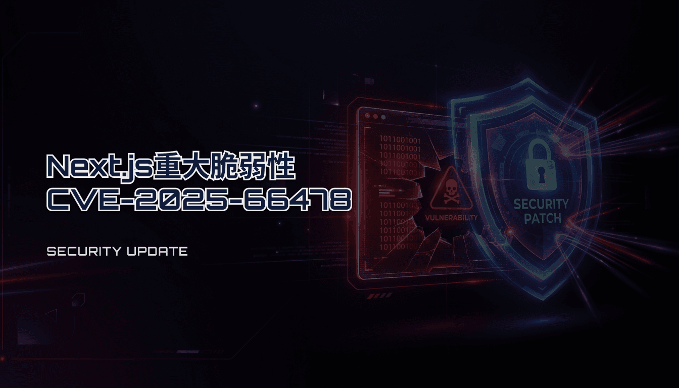 Next.jsのCVE-2025-66478対応｜影響確認・修正・検証・鍵回転までの最短チェックリスト