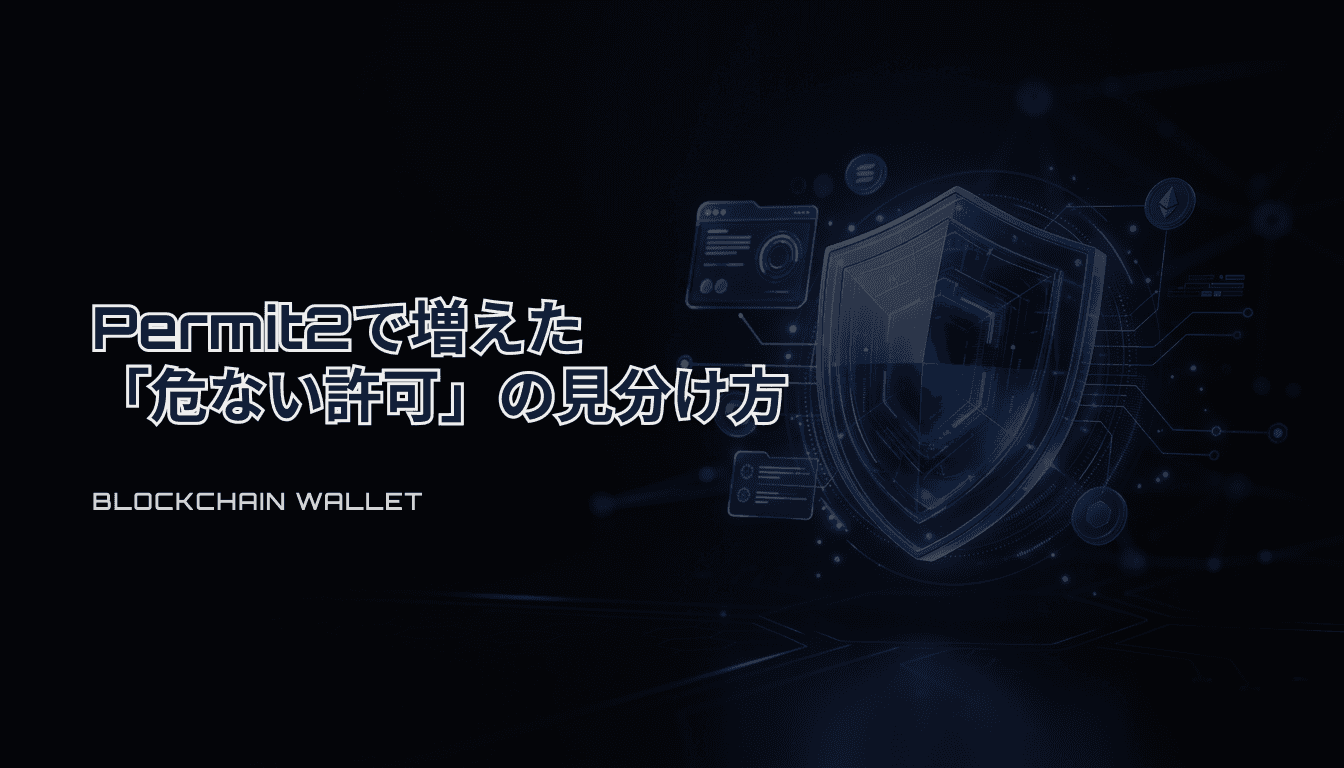 Permit2とは何か？Approveが変わった理由と安全な使い方（チェックリスト）