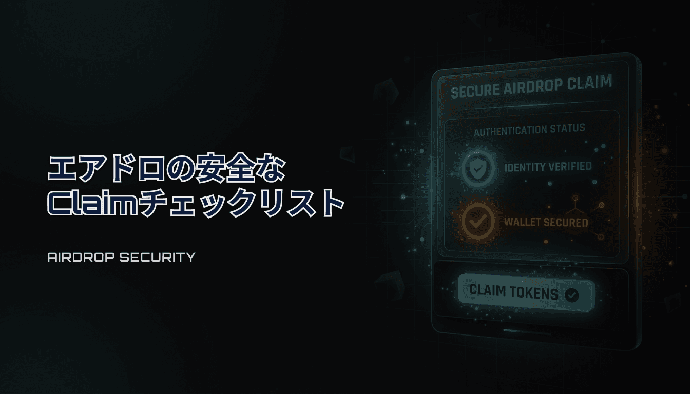エアドロの安全なClaimチェックリスト｜フィッシングと承認事故を避ける最小手順