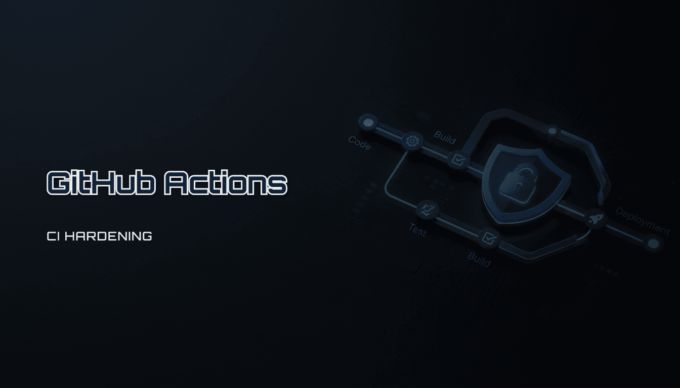 GitHub Actions security hardening checklist: permissions, SHA pinning, and PR event traps