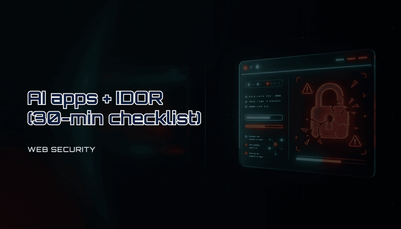 IDOR in AI-built web apps (authorization): how to catch it before you ship