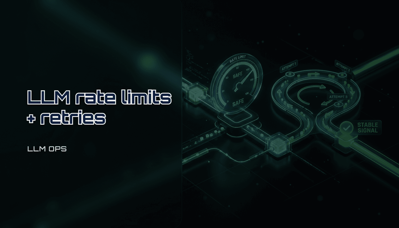 LLM rate limits and retries: a reliability checklist for AI apps (2026)