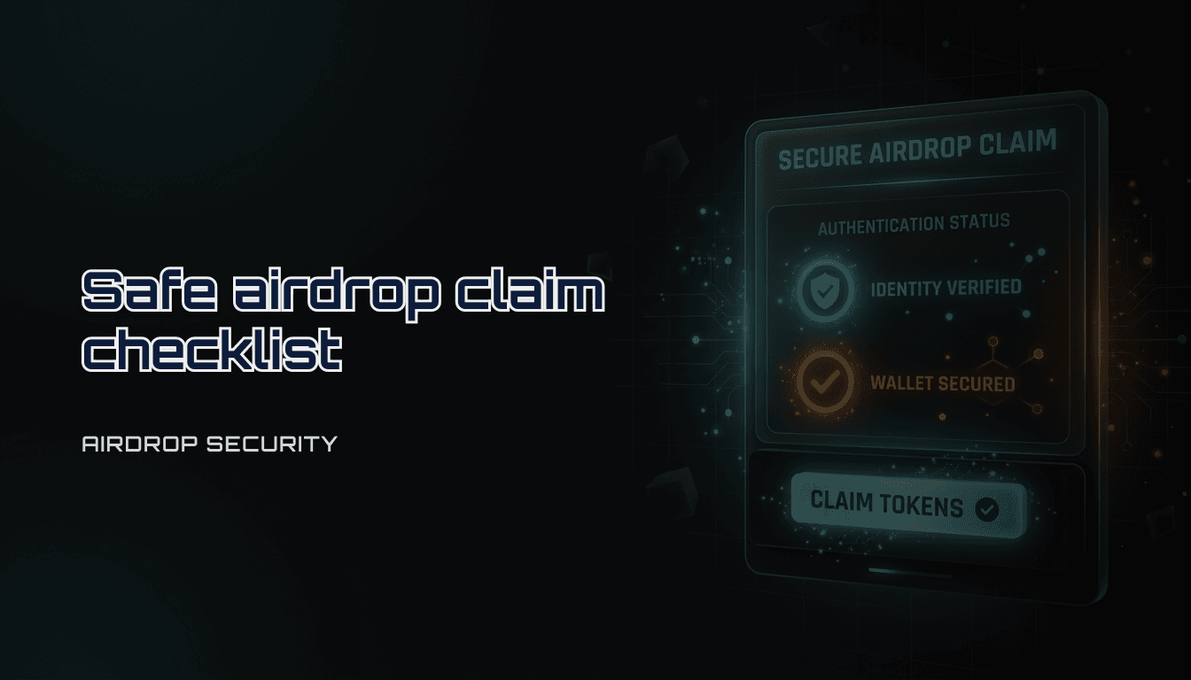 Safe airdrop claims checklist: how to avoid phishing and approval traps