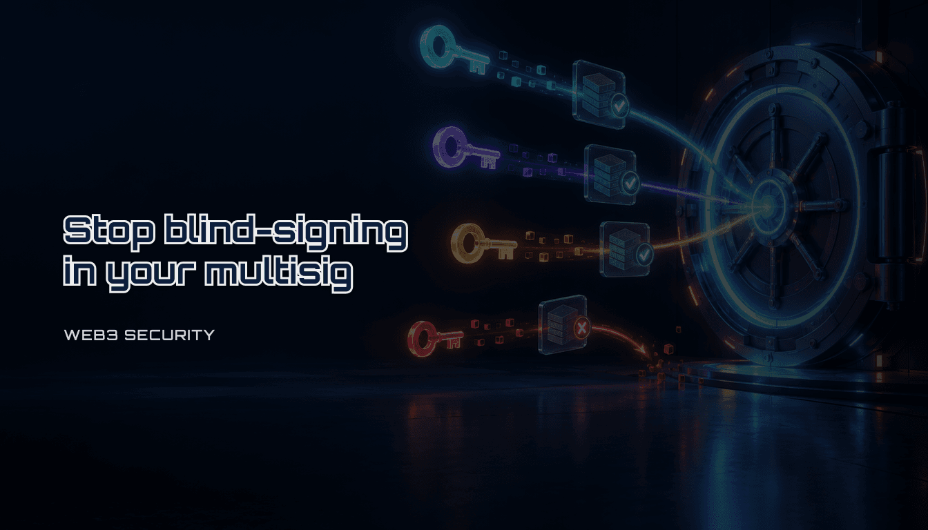 Safe multisig setup checklist: owners, threshold, and the blind-signing gap (2026)