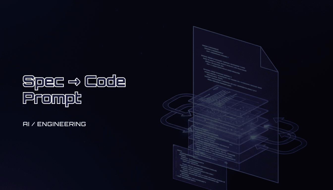 Spec-to-implementation prompt template (AI development): how to stop the model from guessing