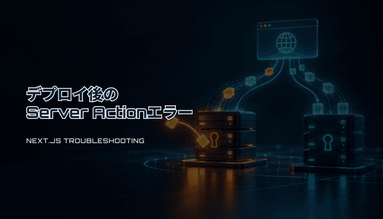 デプロイ後の「Failed to find Server Action」の直し方｜Next.js（2026）
