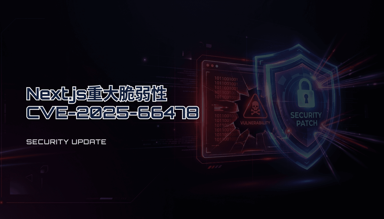 Next.jsのCVE-2025-66478対応｜影響確認・修正・検証・鍵回転までの最短チェックリスト