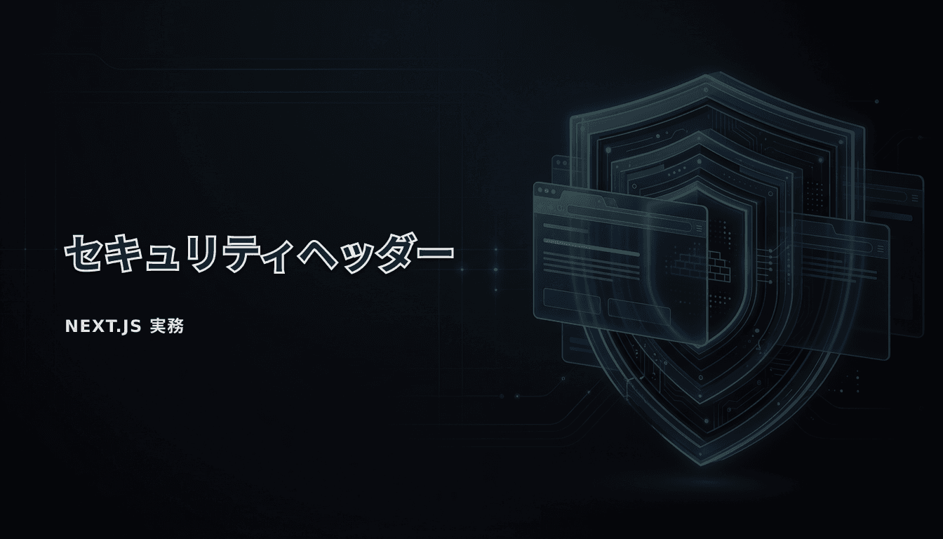 Next.jsのセキュリティヘッダー｜何から入れる？実務チェックリスト（HSTS / CSP Report-Only / COOP/COEP）